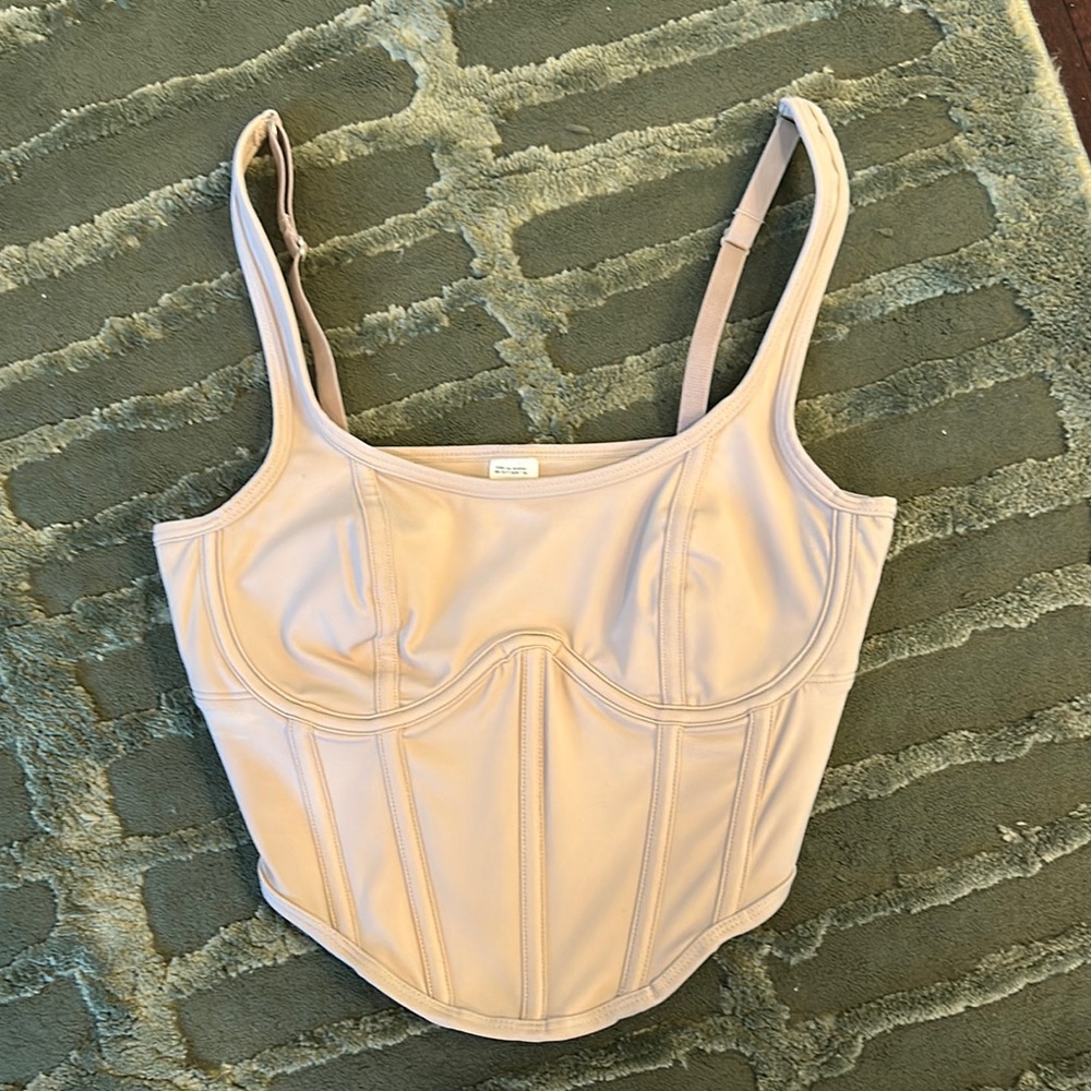 Gilly Hicks Nude Corset Top
